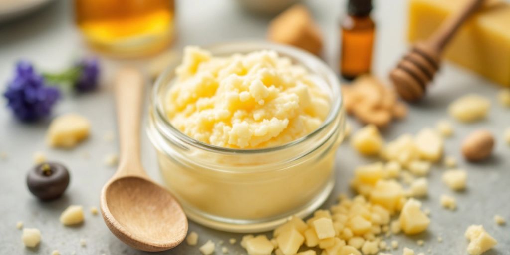 Natural lip scrub with tallow and fresh ingredients.